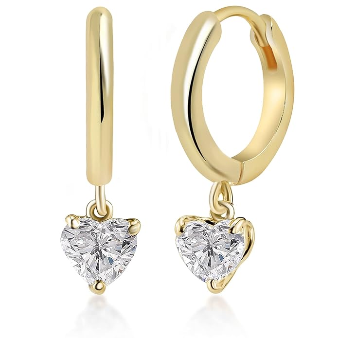 heart style earrings