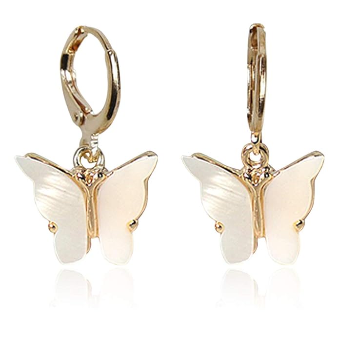 butterfly korean earrings for women